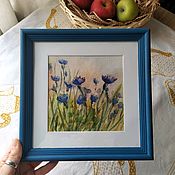 Картина большой цветок георгин. Цветы маслом на холсте