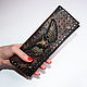 clutches: Wallets: Wallet long. A purse with cat. Clutches. FamilySkiners. My Livemaster. Фото №4