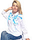 Рубашка с дизайнерской ручной росписью Облака, Рубашки, Санкт-Петербург,  Фото №1