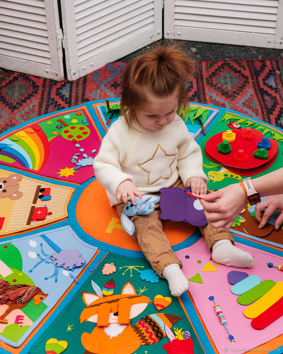 Детский коврик своими руками: массажный, развивающий, ортопедический, игровой | Mat4Baby
