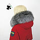 Luxury furry. Trim on the hood made of silver fox fur No. №1. Collars. Mishan (mishan). My Livemaster. Фото №4