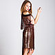 Dress sequins fringe. Dresses. Evening designer dresses GoldDress. Online shopping on My Livemaster.  Фото №2