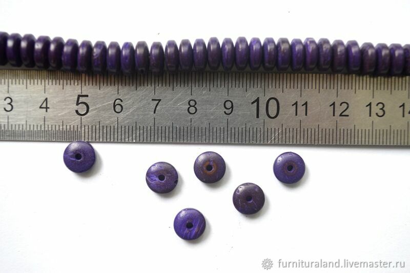 Бусины диски из кокоса купить в интернет-магазине Ярмарка Мастеров по ...