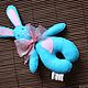 Felt toy 'Heart rabbit'. Stuffed Toys. Foxys-handiwork (foxys-handiwork). My Livemaster. Фото №4