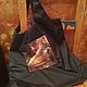 Shopping bag black with dragon author's print eco bag. Shopper. paintmart (oikos). My Livemaster. Фото №5