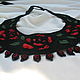 Order Felted collar, art necklace ' Black and Red'. Newilina. Livemaster. . Collars Фото №3
