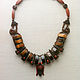 beads 'africarenewal' of wood and bone. Necklace. art-o-bus. Online shopping on My Livemaster.  Фото №2
