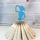 Wooden napkin holder 'Dancer'. Napkin holders. butikpodarkovv. My Livemaster. Фото №5
