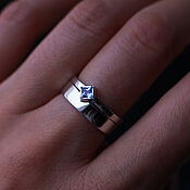 Украшения handmade. Livemaster - original item Set of two silver rings with Sky topaz. Handmade.