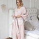 Linen nightgown Cecile powder color. Pyjamas. Delicate Clothing Store (Daria). My Livemaster. Фото №6