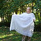 Shawls: Openwork down shawl 'Grace' handmade. Shawls1. Down shop (TeploPuha34). My Livemaster. Фото №6