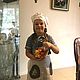 Children's apron and cap of a pastry chef, a personal gift for a girl. School uniforms. Larisa dizajnerskaya odezhda i podarki (EnigmaStyle). Ярмарка Мастеров.  Фото №4