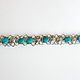 Metal bracelet with turquoise "ilo". Bead bracelet. Bijoudelice. My Livemaster. Фото №4