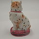 Винтаж: Котик Staffordshire Cat Винтажная коллекционная фигурка 11. Статуэтки винтажные. Авантаж. Ярмарка Мастеров.  Фото №6