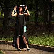 Одежда handmade. Livemaster - original item Linen Dress «Noir». Handmade.