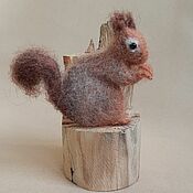 Куклы и игрушки handmade. Livemaster - original item Felt toy: Squirrel. Handmade.