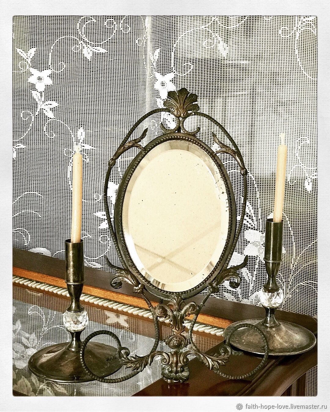 Винтаж: Зазеркалье. Будуарное Французское Зеркало 1840-х годов в ...