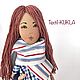 Order Copy of Copy of CLARA is a textile doll. Textil-KUKLA dolls and toys. Livemaster. . Stuffed Toys Фото №3