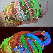 Украшения handmade. Livemaster - original item The bracelet glows in the dark. Handmade.