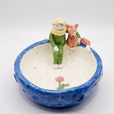Посуда ручной работы. Ярмарка Мастеров - ручная работа Мини пиала Маленький принц. Handmade.