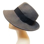 Винтаж handmade. Livemaster - original item Grey felt hat. Filippo Catarzi.  Italy. Handmade.