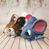 Косметика ручной работы handmade. Livemaster - original item Soap Eared mouse handmade gift animals. Handmade.