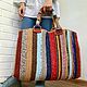 Сумка Weekender из рафии. Пляжная сумка. KatitoBags. Сумки, косметички, чехлы. Ярмарка Мастеров.  Фото №4
