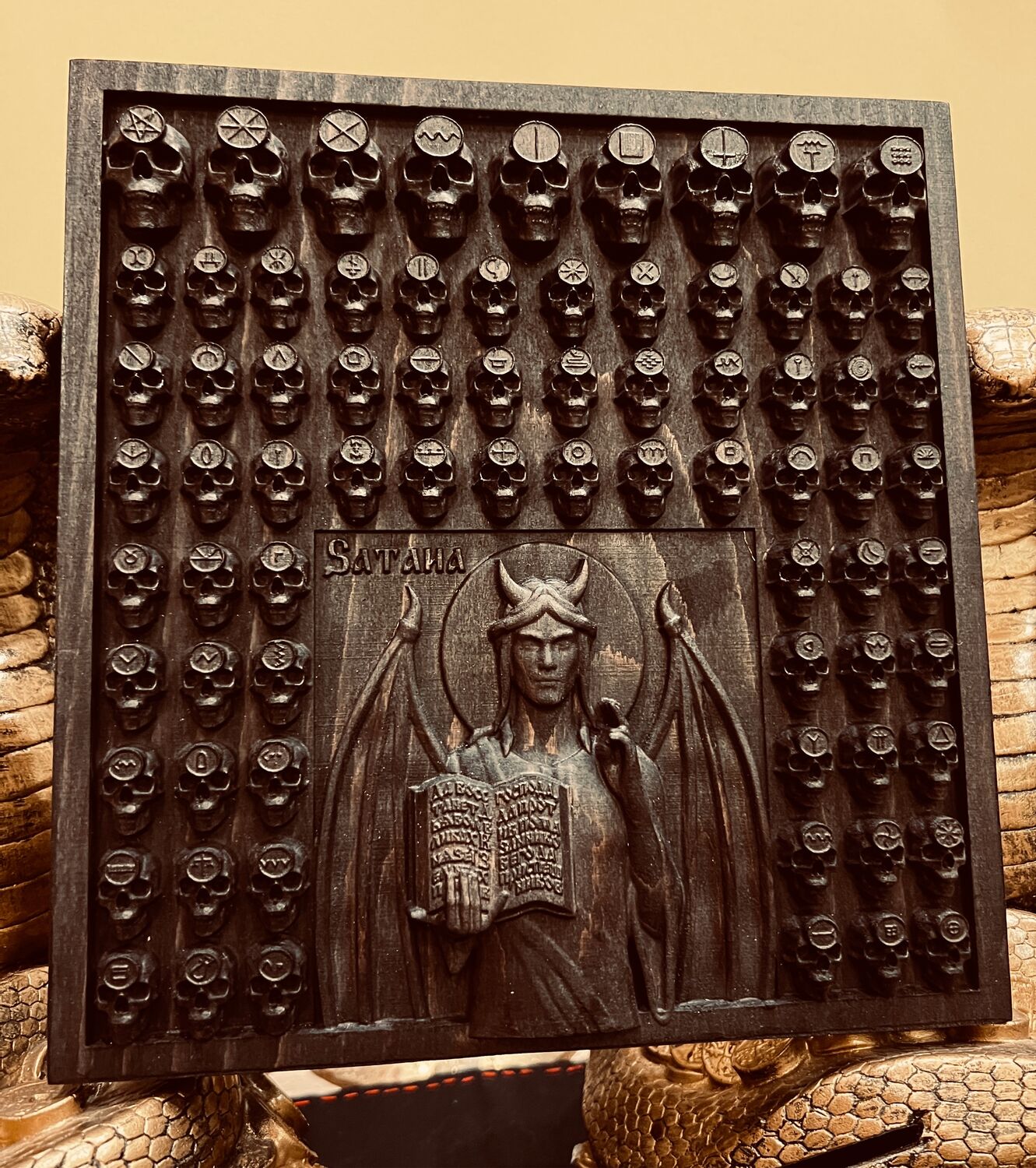 Чёрная икона «САТАНА» и 75 бесов, Алтарь, Балашиха,  Фото №1