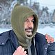 КАПЮШОН-СНУД двойной  КАЛЬВИН хакки, Капюшоны, Санкт-Петербург,  Фото №1