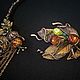 Order Handmade necklace 'Autumn flowers'. AZOZA. Livemaster. . Necklace Фото №3