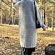 Серый женский вязаный кардиган с косами. Кардиганы. Rima Gagieva (radke). Ярмарка Мастеров.  Фото №5
