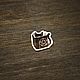 Icon ' cat with a book', Badge, Voronezh,  Фото №1