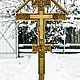 Православный могильный крест ( дуб ), Иконы, Москва,  Фото №1