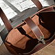 Женская кожаная сумка-шоппер(тоут) на осень "Vintage". Сумка-шоппер. Al-Len - кожевенная мастерская. Ярмарка Мастеров.  Фото №4