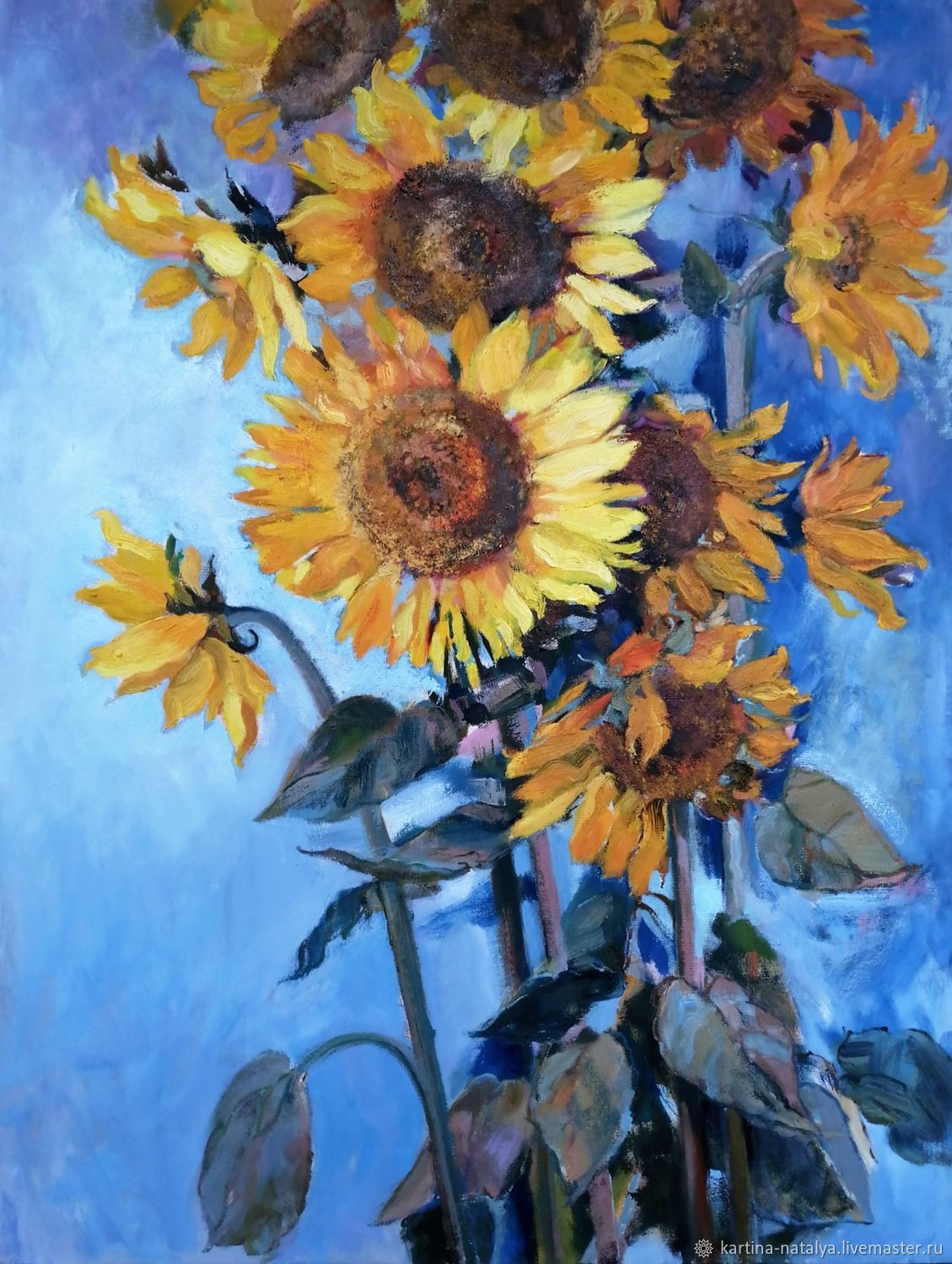 Автор картины sunflowers