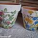 'Meadow herbs-2 ' - Flower pots. Pots. Hundred centuries. My Livemaster. Фото №4