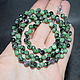 Natural ruby cut beads in zoisite. Beads2. naturalkavni. My Livemaster. Фото №5