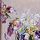 Oil painting Irises blue. Pictures. sharaeva-elena. My Livemaster. Фото №4