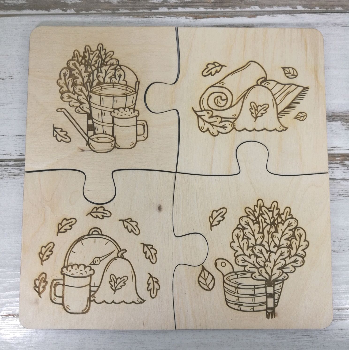 Подставка для напитков в виде пазла в интернет-магазине на Ярмарке ...