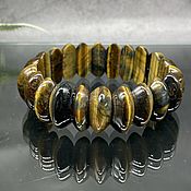 Украшения handmade. Livemaster - original item Bracelet natural stones tiger eye, falcon. Handmade.