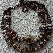 Винтаж handmade. Livemaster - original item Necklace and earrings handmade 