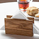 Rectangular napkin holder made of oak in natural color, Napkin holders, Moscow,  Фото №1