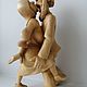 Figurines in the Russian style: Wooden statuette ' Meeting 2', Figurines in Russian style, Dzerzhinsk,  Фото №1