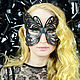 Mask Butterfly. Carnival masks. Xav-leather. Интернет-магазин Ярмарка Мастеров.  Фото №2