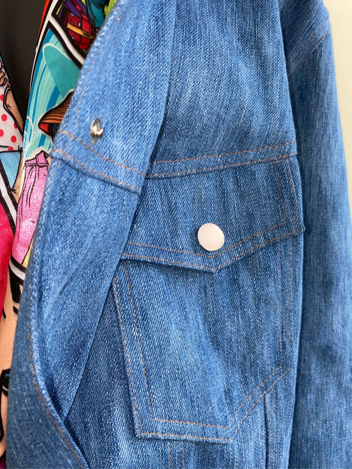 Длинная джинсовка с куницей «Восторг» на заказ в интернет-магазине ...