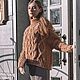 Handmade wool sweater with an oversize collar to order. Sweaters. Kardigan sviter - женский вязаный свитер кардиган оверсайз. My Livemaster. Фото №7