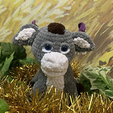 Куклы и игрушки ручной работы. Ярмарка Мастеров - ручная работа Амигуруми куклы и игрушки: осел , осленок из шрека. Handmade.