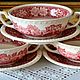 Заказать Винтаж: Бульонницы на тарелке. Rusticana, Villeroy&Boch, 1970 г. Винтажная посуда из Германии. Ярмарка Мастеров. . Кухонная утварь винтажная Фото №3