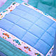 Bumpers in the crib, blanket, pillowcases, garland. Sides for crib. QuiltGreen. My Livemaster. Фото №6