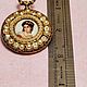 Винтаж: "Принцесса Жасмин" винтажная брошь. Кулоны винтажные. ANTIQUE_GOLDEN_ROSE. Ярмарка Мастеров.  Фото №4